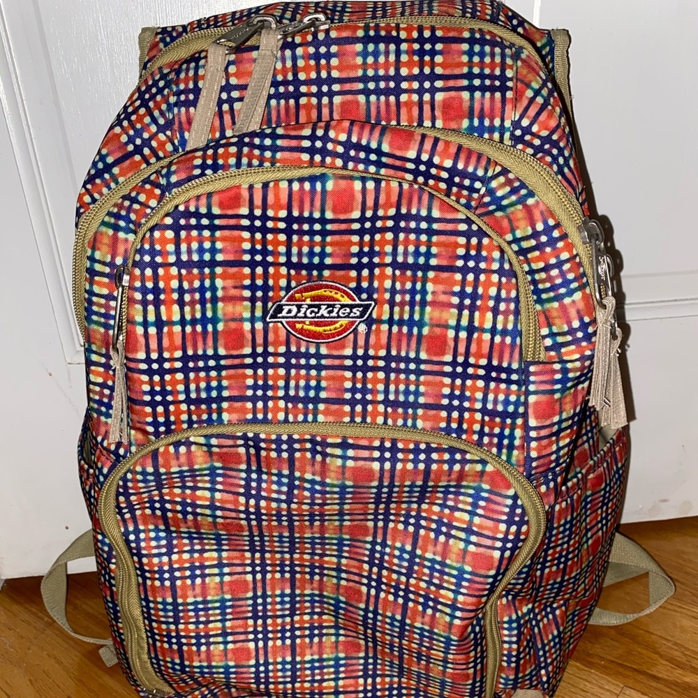 Dickies large four compartment backpack.